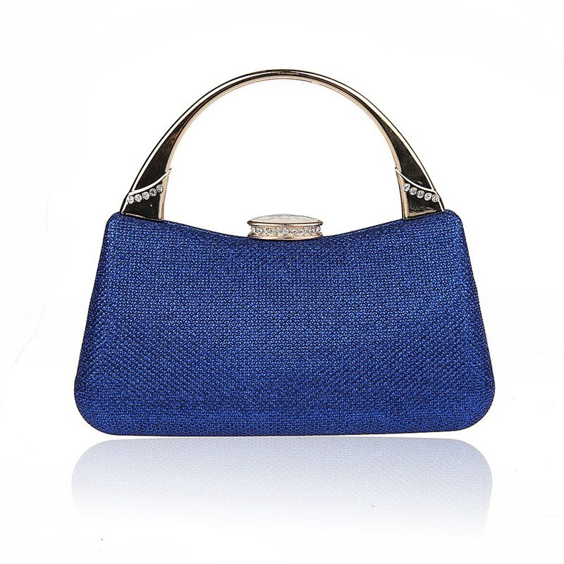 Crystal Diamond Day Clutch Bags Glitter Silver Blue Evening bags Gold Day Clutches Party Purse Woman Wedding Handbags: blue
