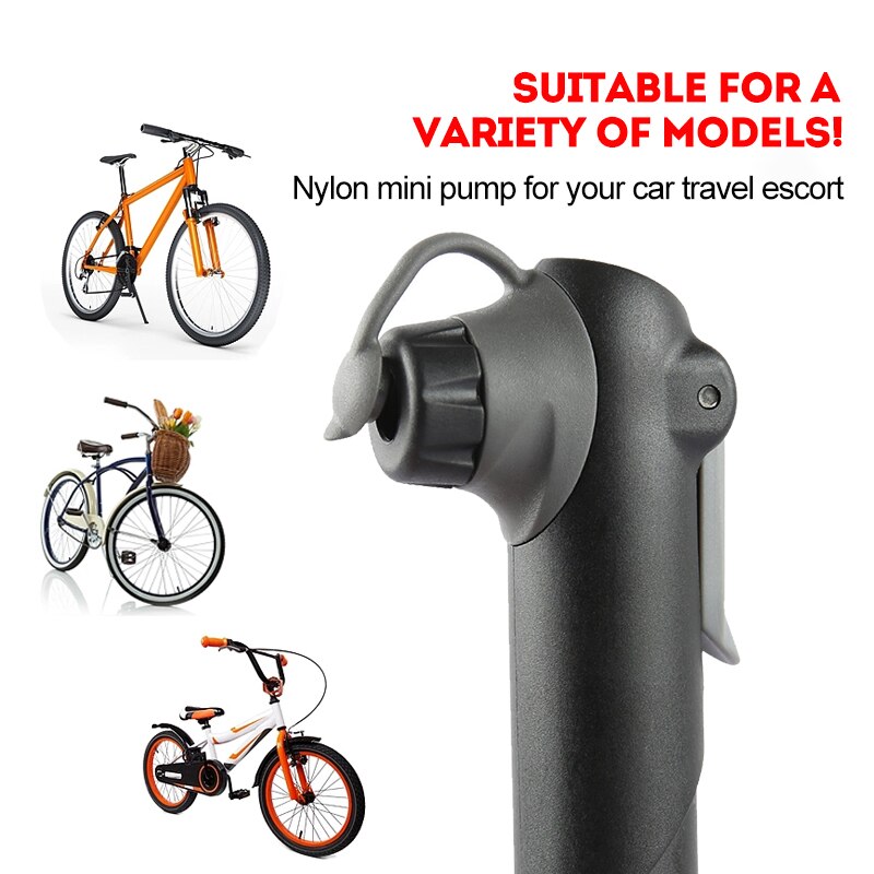 Tragbare fahrrad pumpe mini luftdruck manometer mountain bike pumpe outdoor av/fv ventil mtb bike air inflator