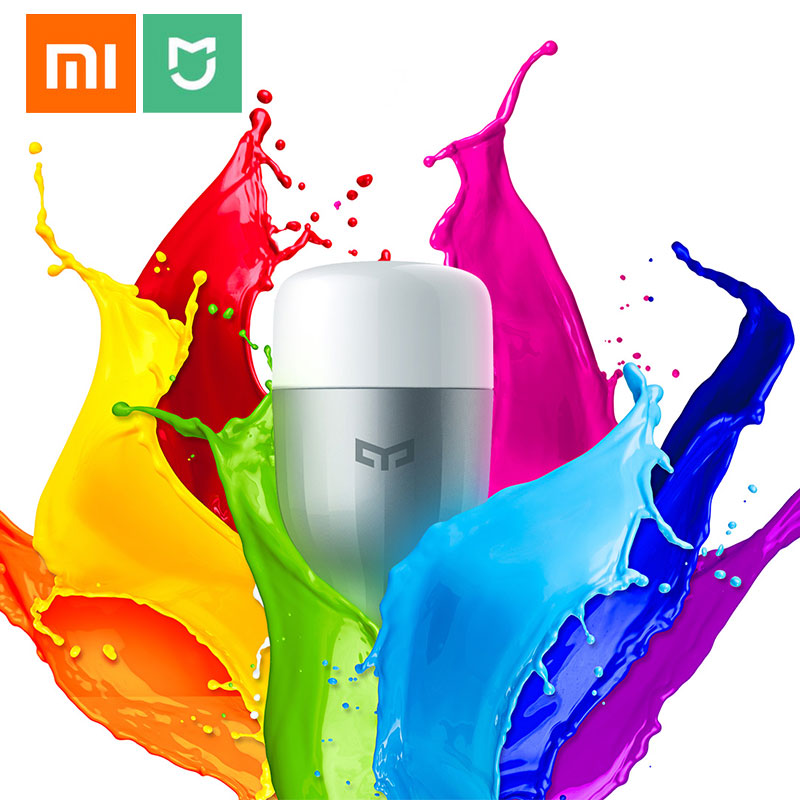 Xiaomi Yeelight Smart Bulb Mi Bulb Smart Home LED Light Bulb Xiomi 220V E27 9W 600 Lumens APP WIFI Remote Control RGB Mijia Lamp