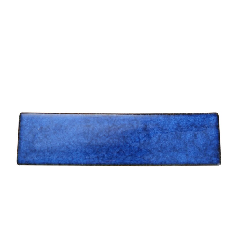 Assiette rectangulaire en céramique longue | Fournitures de Restaurant, assiette à Sushi, planche à pâtisserie, plateau de service pour fournitures de cuisine: 4