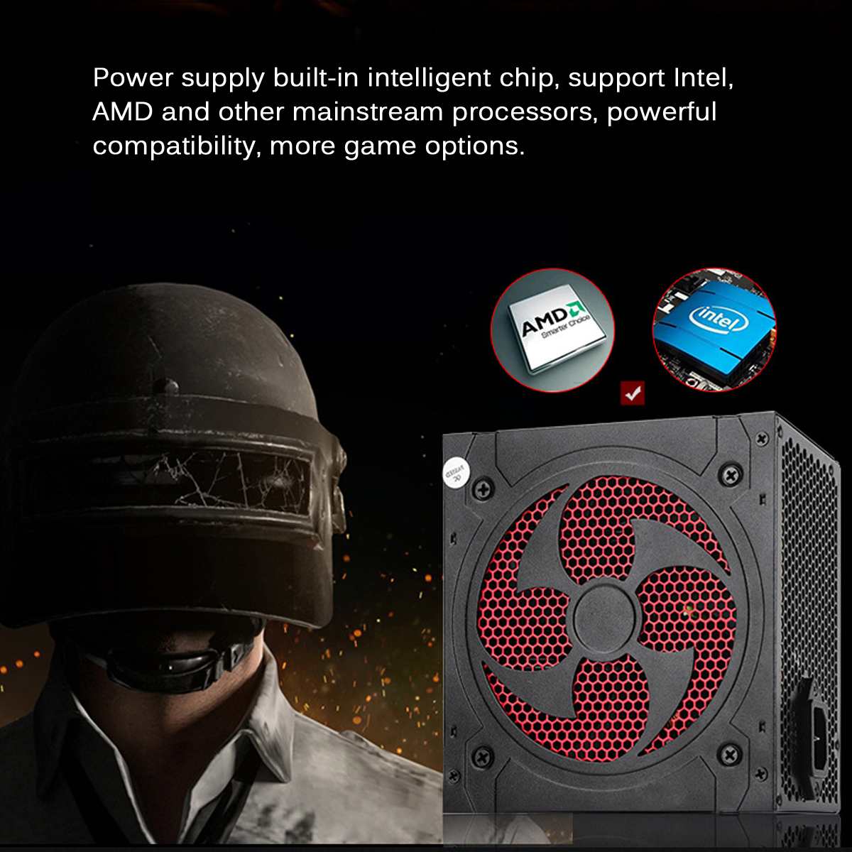 LEORY NEUE 1000W Netzteil passiv PFC Leise Lüfter ATX 20Stift 12V PC Computer SATA Spielen PC Energie versorgung Für Intel AMD Computer