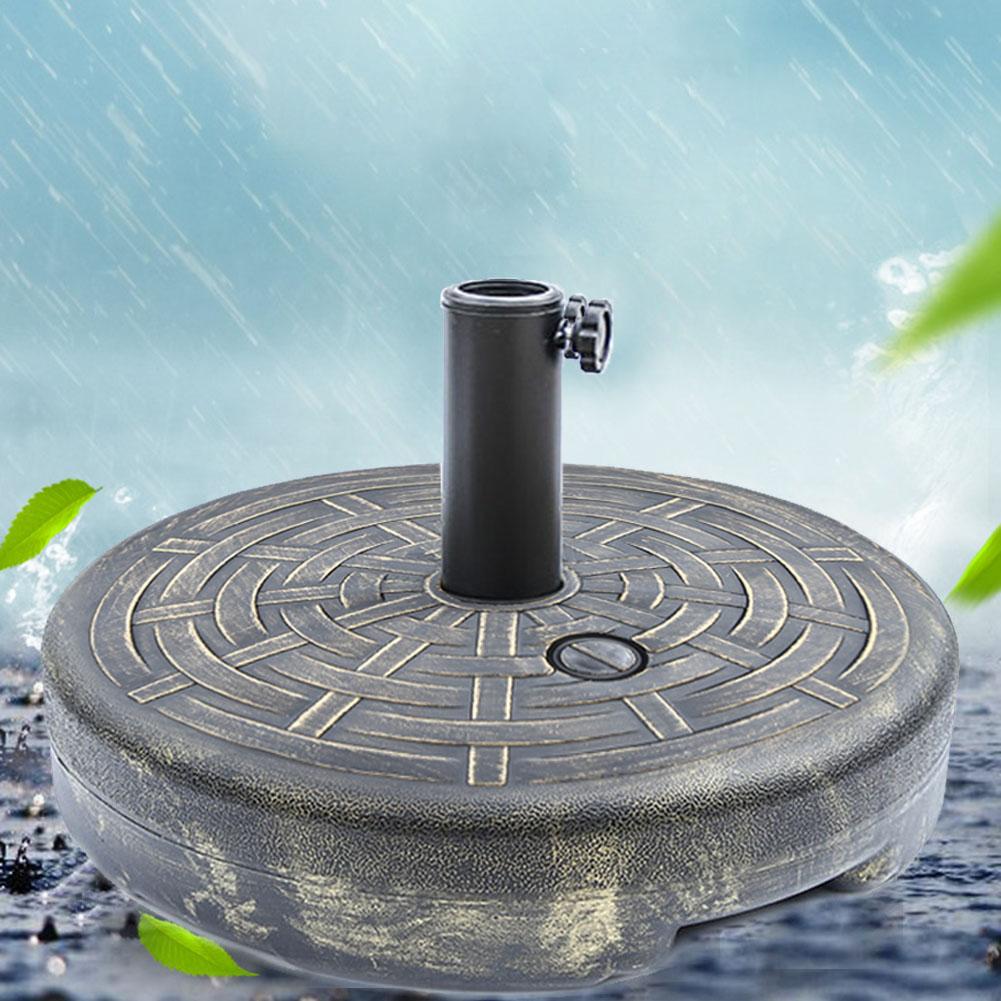 Outdoor Umbrella Base Portable Durable Umbrella Base Heavy Duty Round Water Filled Umbrella Base Stand For Outdoor Patio