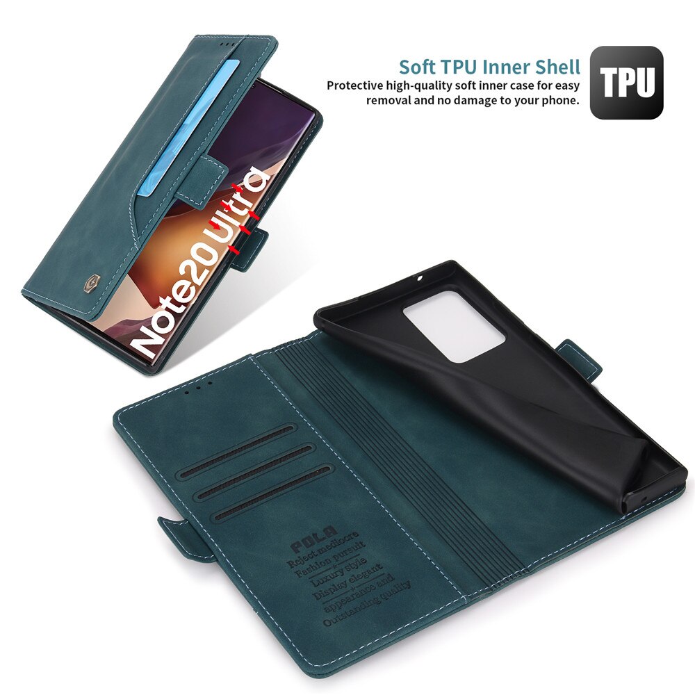 Luksusowe skórzane etui do Samsung Galaxy Note 20 Ultra 10 9 Plus + Note20ultra magnetyczne klapki portfel karty torby na telefony pokrywa Coque