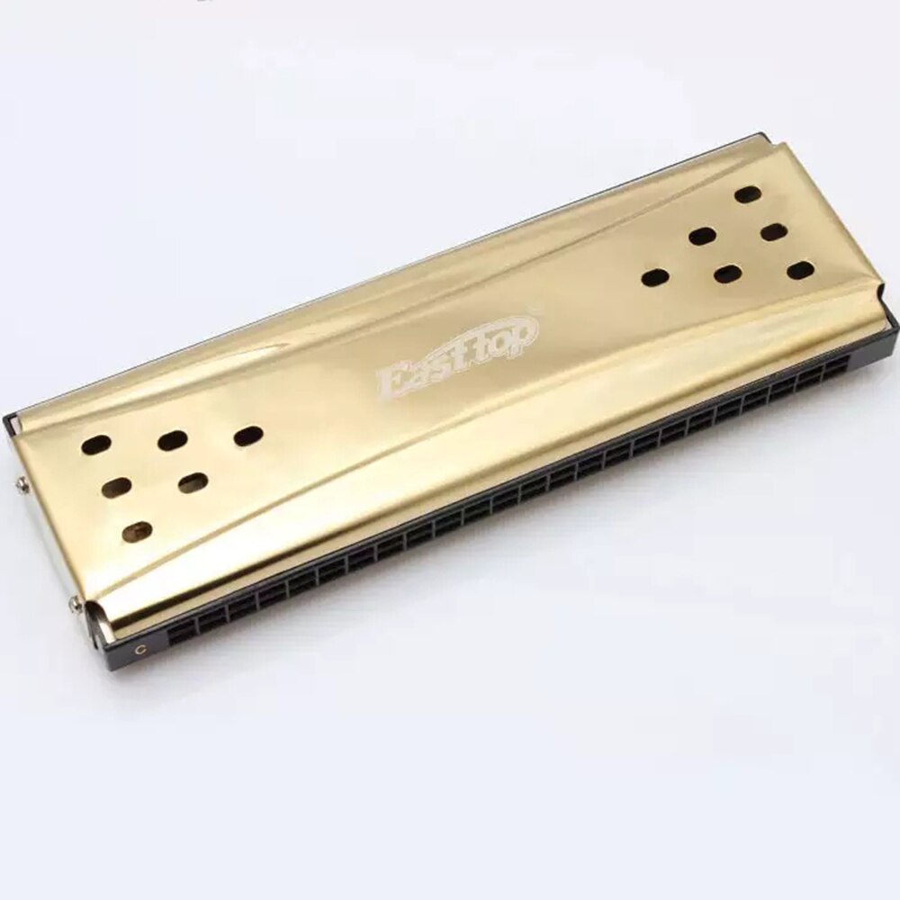 East Top Harmonica Tremolo Diatonic 10 24 Holes Mouth Organ Instrumento Blues Harp Both Side Key C G Musical Instruments Easttop