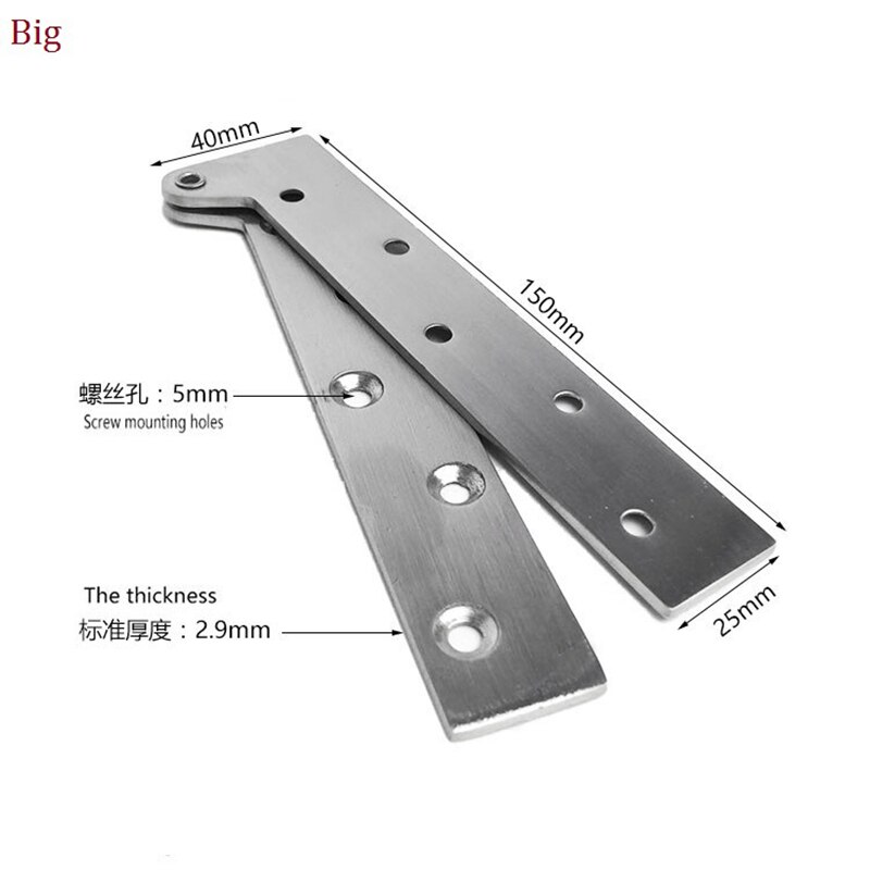 4PCS/Lot Stainless steel Pivot Hinge Knife Hinges Inset Patch Fittings