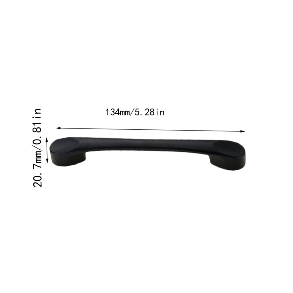 Aluminum alloy Door Handles Wardrobe Drawer Pull Kitchen Cabinet Handles for Furniture Handles black Hardware Accessories