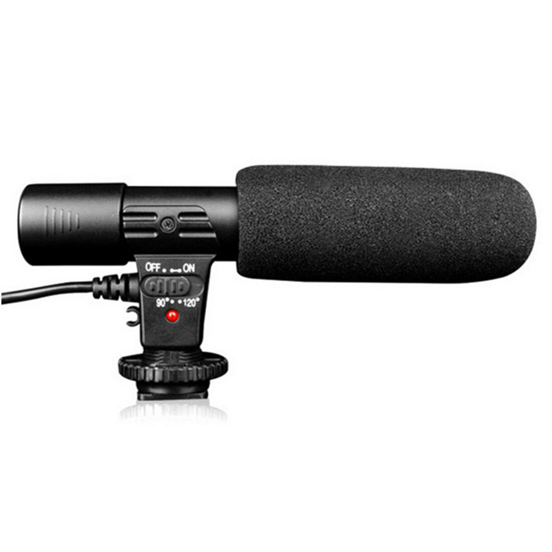 Draagbare Condensator Microfoon 3.5Mm Mini Telefoon Video Camera Interview Microfoon Met Mof Voor Iphone Samsung Mic: MIC-01 package 1