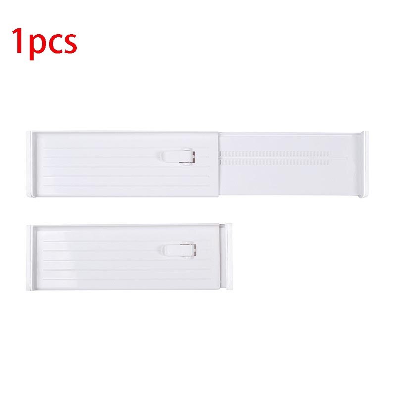 Adjustable Drawer Divider Closet Organizer Cabinet Drawer Partition Board Division Tool Wardrobe Separator Home Organizer: white