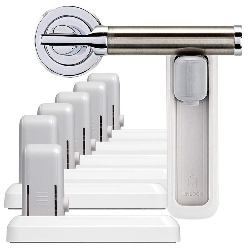 Kind Deursloten, Baby Deurslot, Kind Proof Deurslot, Deur Veiligheid Voor Kinderen, kind Sloten Voor Deur, Deur Sloten 6 Pack: Default Title