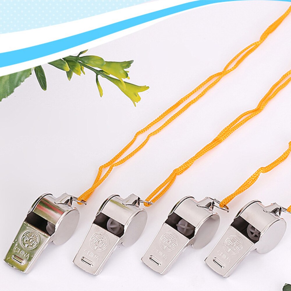 24Pcs Fluitjes Scheidsrechter Juichen Rekwisieten Metalen Fluitjes Sport Fluitje Voor Kinderen
