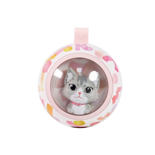 Banco de energía de 5000mAh para teléfono móvil, calentador para manos portátil, UFO, Gato espacial, recargable, mini banco de energía de calefacción para todos los teléfonos móviles: Pink
