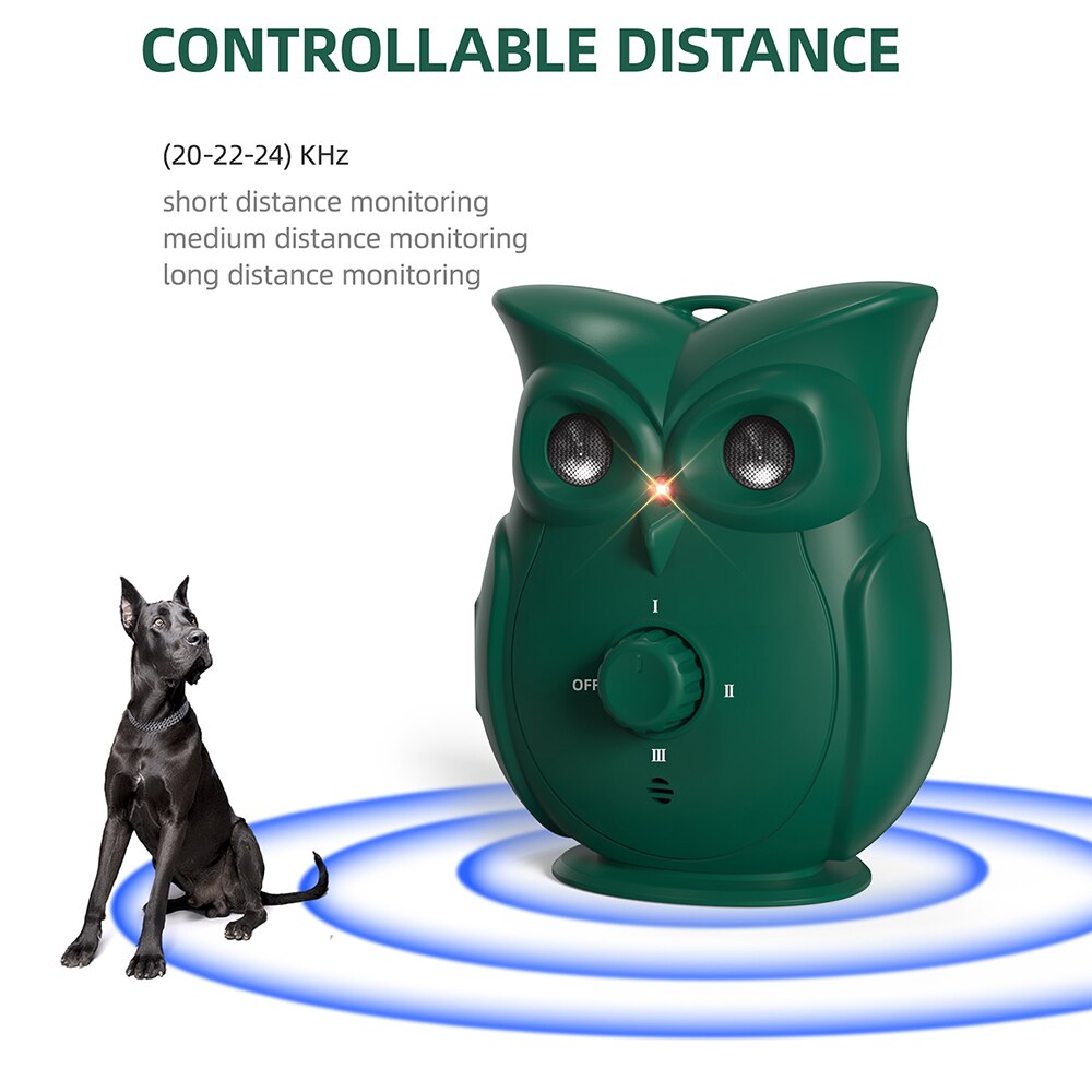 Anti Blaffen Apparaat Hond Ultrasone Anti Barking Repeller Outdoor Hond Stop Geen Blaf Training Apparaat IP45 Waterdicht