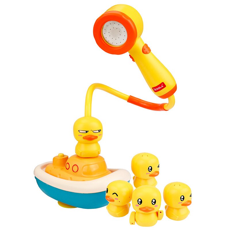 Electric bath toys for children, baby bath spray toys, electric duck, water shower, baby bath toy ball, bath toys 2 1 3: Pfg -5