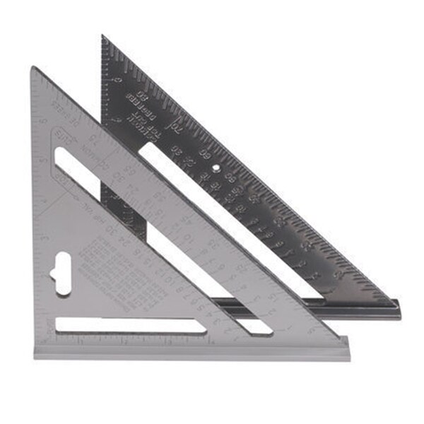 Triangular Angle Protractors Aluminum Alloy Square Speed Measuring Ruler for Framing Building L5 #4