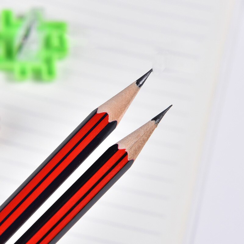 30/50/100 stk / parti skitse blyant træ blyblyanter hb blyant med viskelæder børn tegning blyant skole skrivning papirvarer