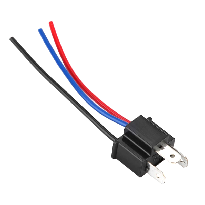 Conector adaptador macho de enchufe de bombilla H4 9003, lámpara antiniebla para faro de coche, adaptador macho, arnés de cableado, conector de faro