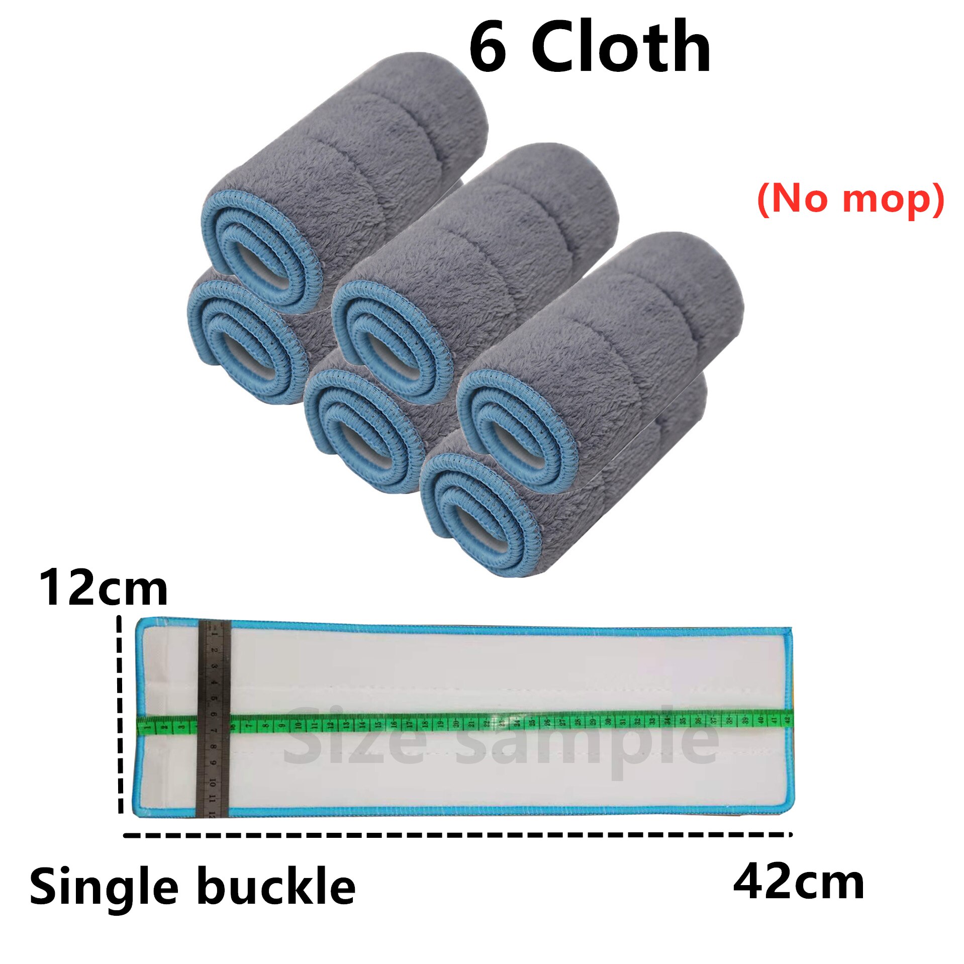 Plat Vadrouille Pour La Maison Et La Cuisine Nettoyage De Sol Vadrouille Sans Main Lavage Vadrouille Plate Avec Tampons En Microfibre Remplacement: 042-6 Cloth