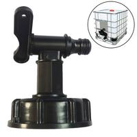 Ibc tote tank livsmedelsklassad avloppsadapter 1/2 " trädgårdsslang låsbar kran vattentank slangkoppling byte: B