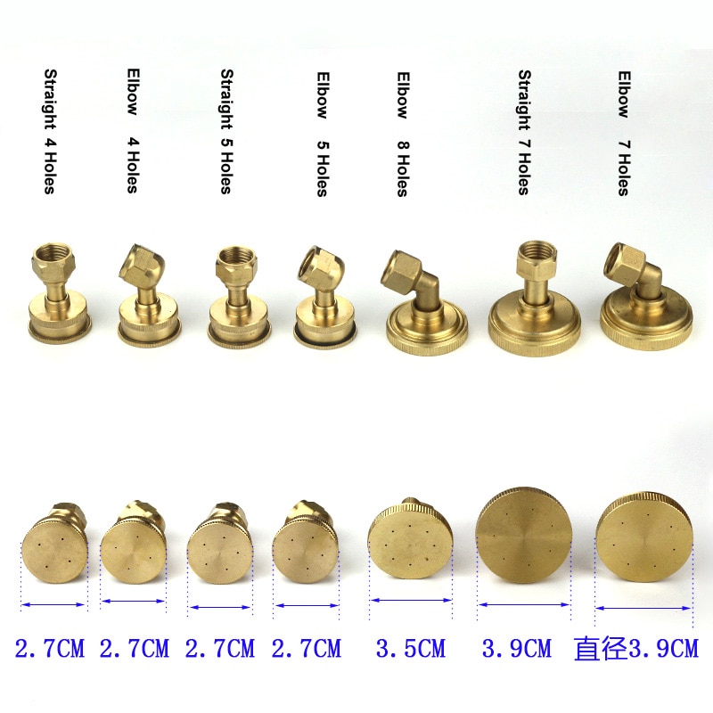 NuoNuoWell-boquilla de pulverizador de latón M14 * 1,5, protección de plantas, suministros de máquinas de lucha, accesorios de herramientas de riego agrícola