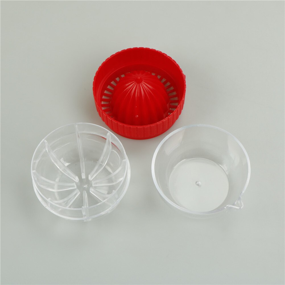 Mini handmatige citruspers sinaasappel plastic pers citroen fruitpers sap