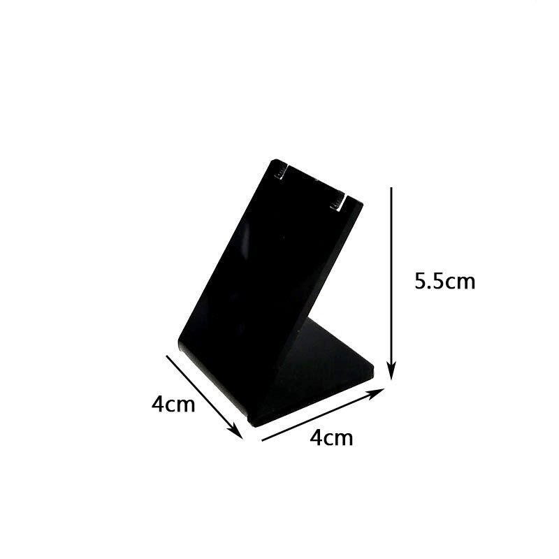 Acryl kettinghouder, sieraden displaystandaard, hanger, sieraden displaystandaard, sieraden fotografie rekwisieten: Zwart een