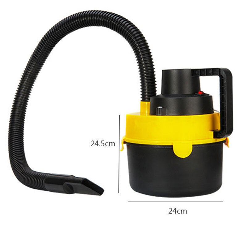 Bärbar dammsugare för bil, kraftfull handhållen bil våt torr burk dammsugare turbo  dc 12v