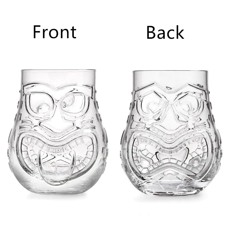470ml Hawaii Tiki Becher Cocktail Tasse Bahre Getränke Becher Wein Becher Glas Ostern Insulaner Tiki Becher Bar Werkzeug