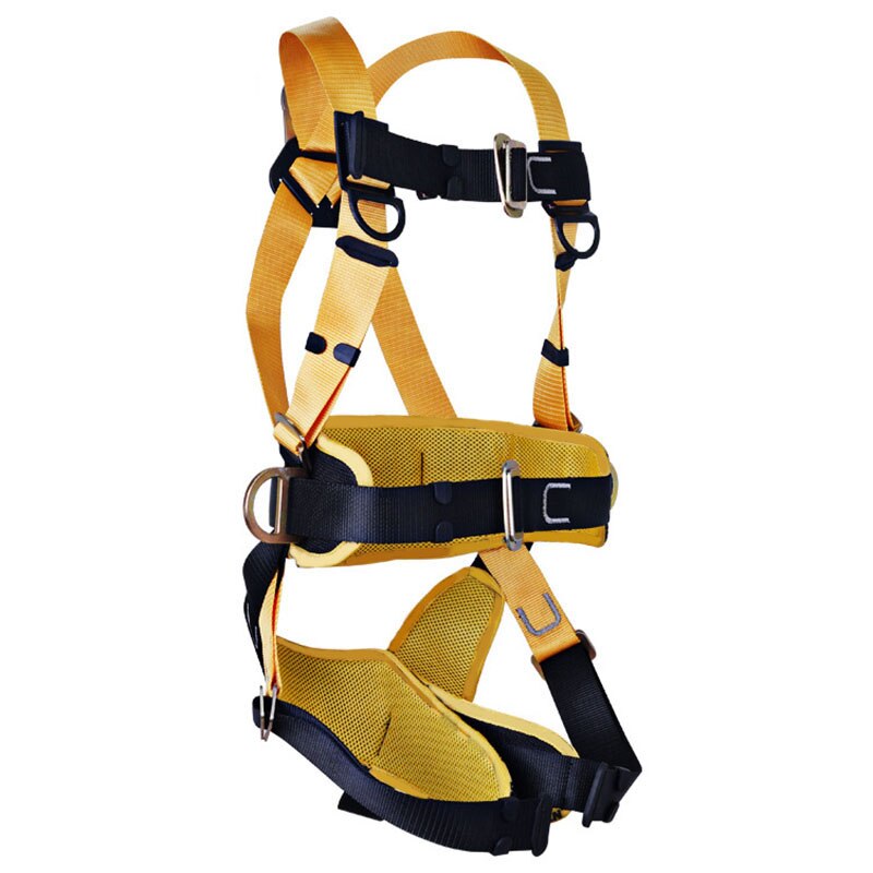 Adjustable Aerial Work Safety Belt Five-Point Safety Fall Protection Belt Camping Climbing Rope Construction Work Safety Belt