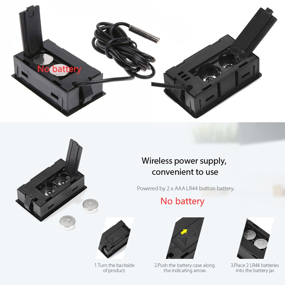 Herramientas para medir la temperatura Interior del coche, Mini termómetro Digital con pantalla LCD, Sensor de temperatura Z2, 50 a 110