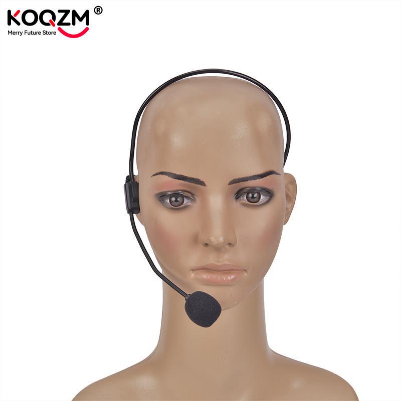 Tragbare Headset Mikrofon Wired 3,5mm Moving Coil Kopfhörer Dynamische Jack Mic Für Lautsprecher Tour Guide Lehre Vortrag
