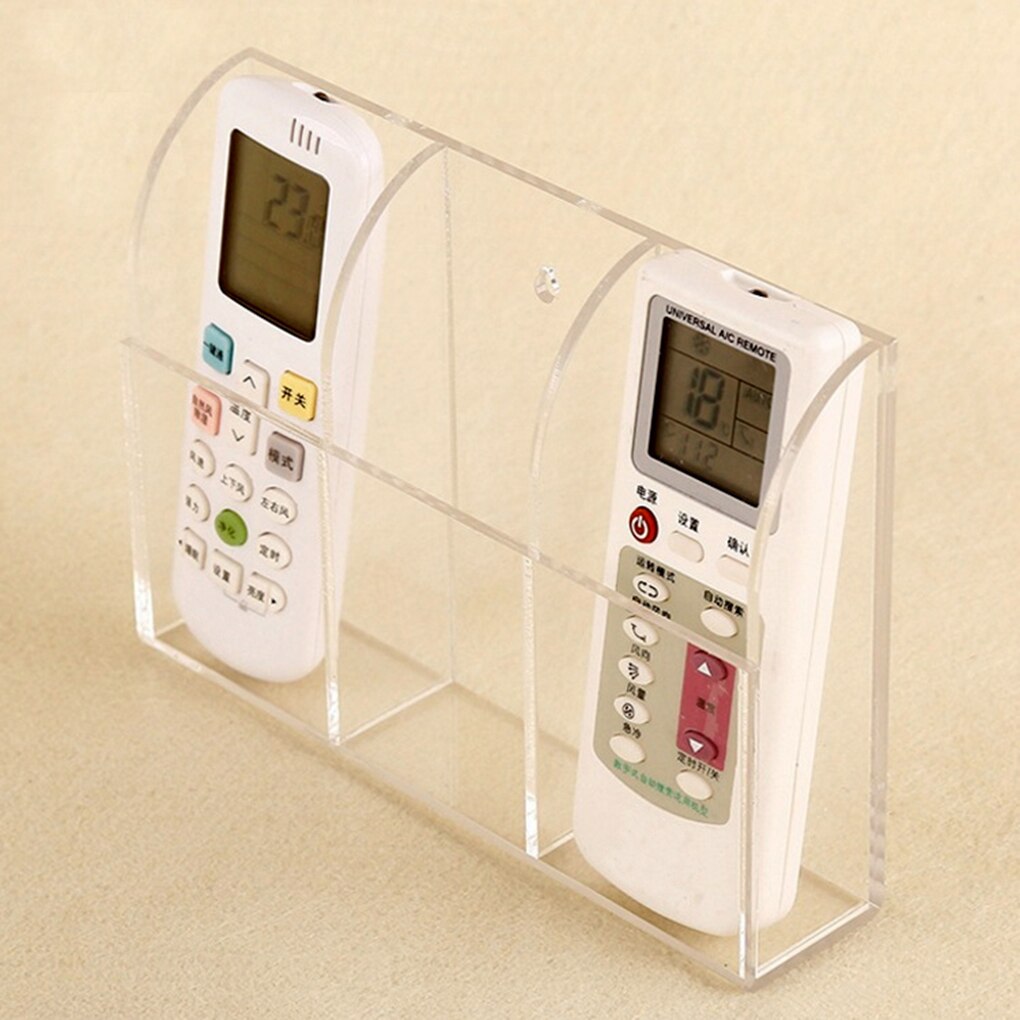 Wall Mount Acrylic Air Condition Remote Controller Box Container Storage Organiser Hotel Case Office controller box Home