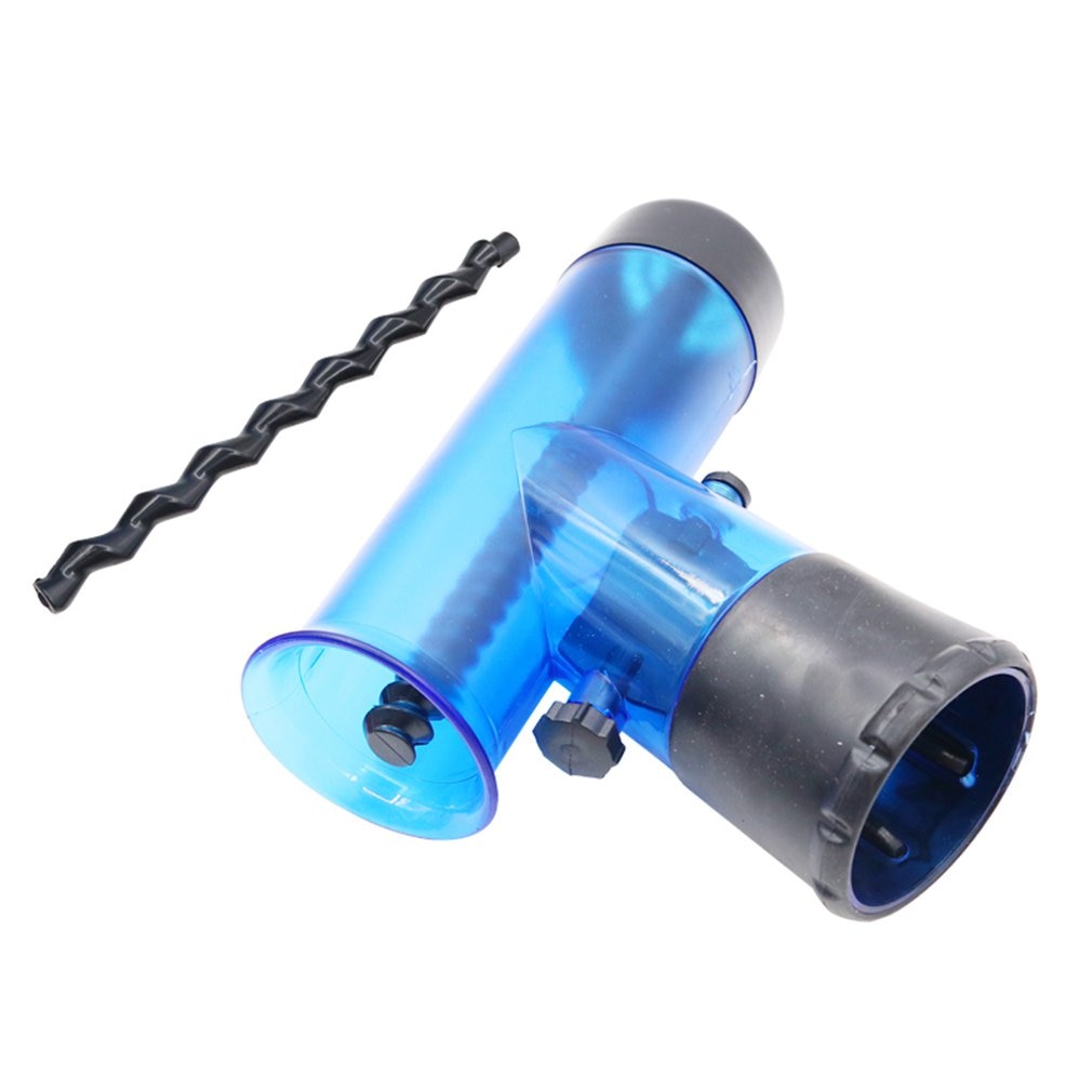 Diy haar diffuser salon magische haarroller droogkap föhn wind curl föhnhoes roller krultang diffuser stylingtools: Blauw