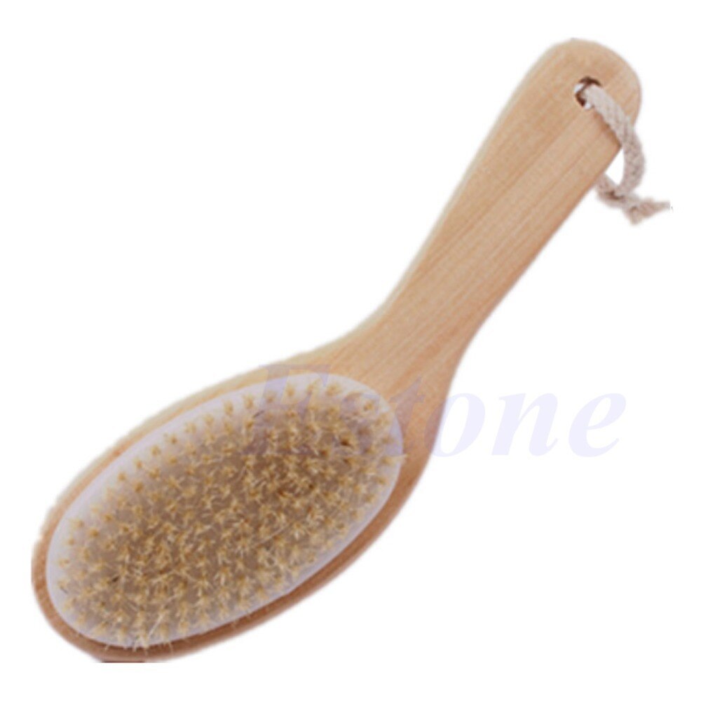 Brosse d'exfoliation de peau sèche de soies naturelles de corps complet désintoxication combattent la Cellulite Tool-S127