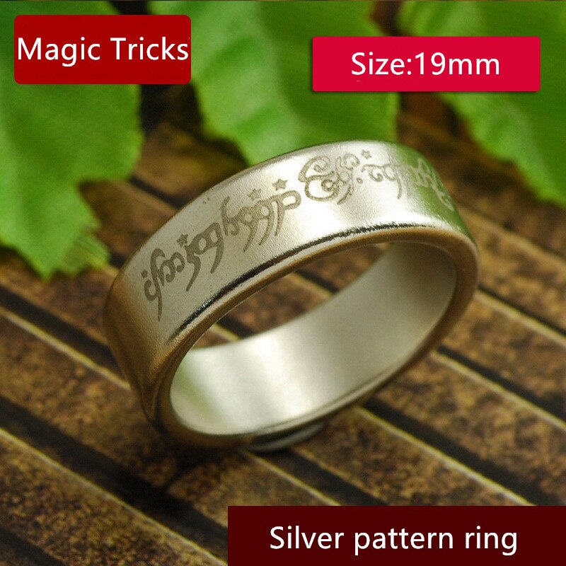 Fantasy Magic Toys 18mm/19mm/20mm/21mm Accessories Magnetic Ring for Magic Tricks Magic Magnetic Ring: 19mm