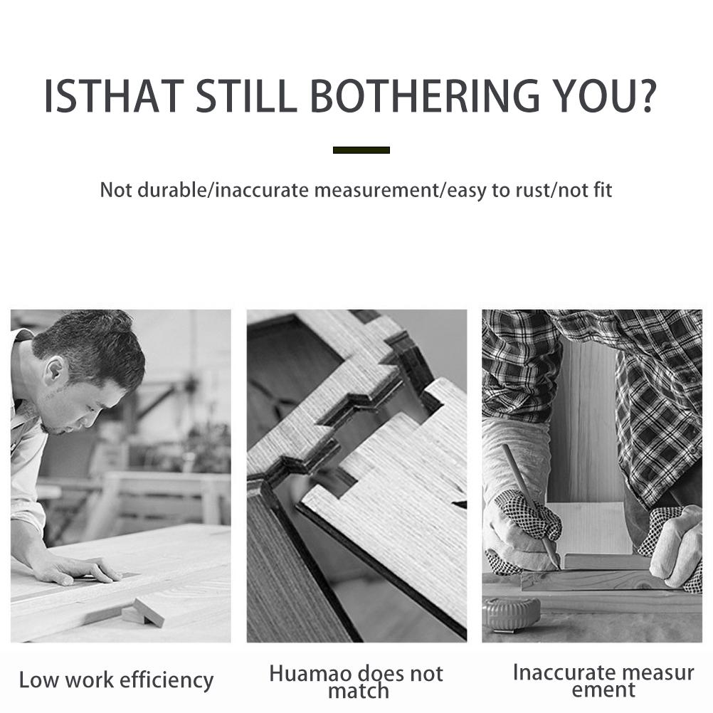 Stainless Steel Calipers Feeler Gauge Thickness Measurement Ruler for Woodworking Feeler Gauge Caliper Thickness Wooden Tenon