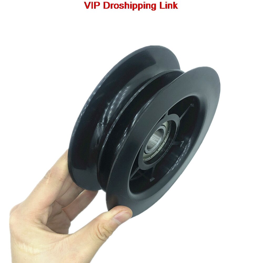 Voor Heftruck Accessoires Tubing Katrol 19MMX144MM * 44Mm Dubbele Groef Riem Lager 6204 Algemene Plastic Nylon Wiel