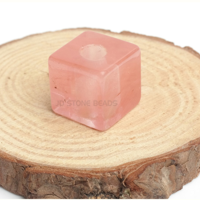 1pc Naturale di Pietra Grandi Buchi Perline di Forma Quadrata 16mm Branelli Del Distanziatore Per FAI DA TE Gioielli FAI DA TE Accessori: SYNTHETIC RED QUARTZ