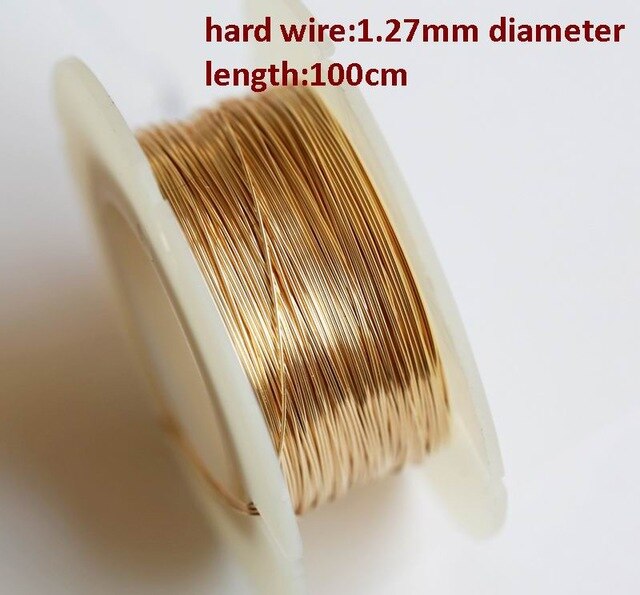 100 centimeter/lot Gold filled Draad multi-size snijden semi-rigide kralen wire sieraden maken DIY accessoires ib3152: 16