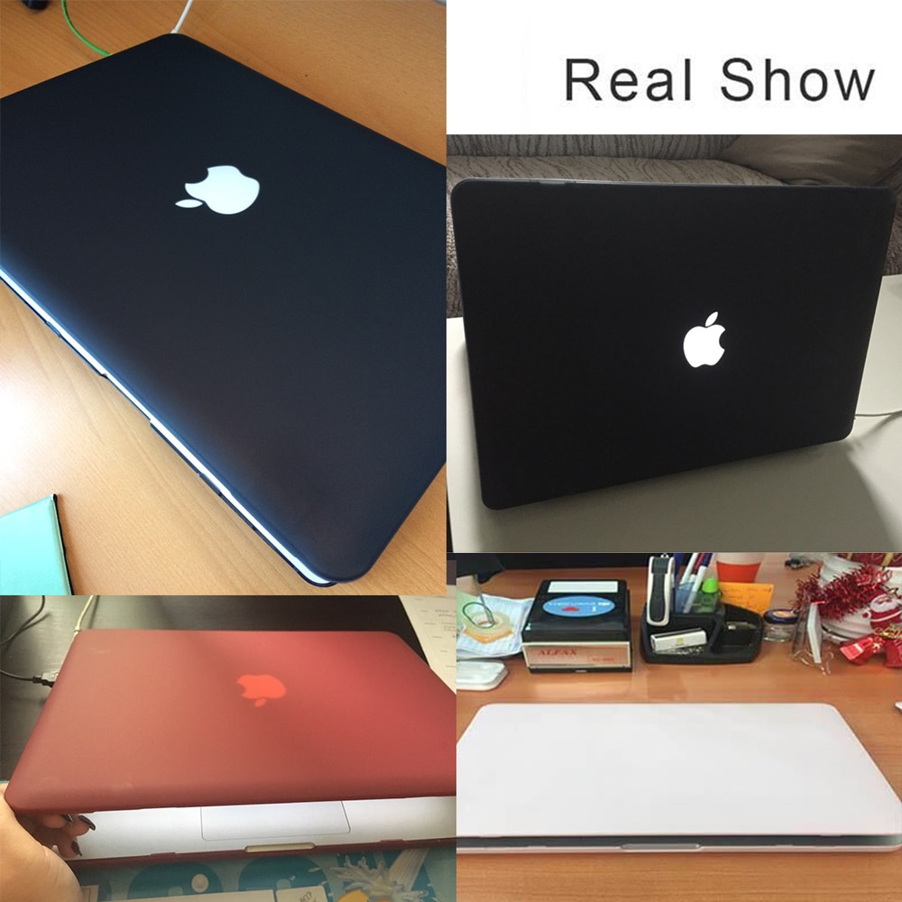 Mosiso laptop mac pro case notebook tilbehør til macbook pro 13 15 med cd drev  a1278 a1286 år + silikone kb cover