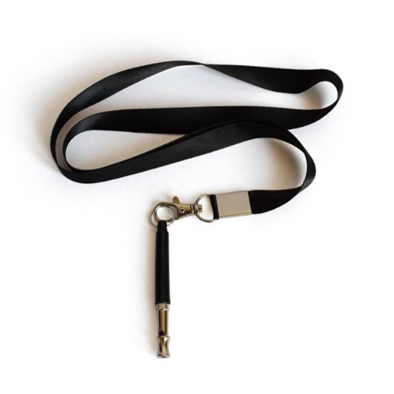 Dog Training Whistle Adjustable Whistle Supersonic Sound Repeller Pitch Stop Barking Quiet Black Whistle Tool Pet Supplies