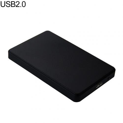 USB3.0/2.0 2.5Inch Sata Hdd Ssd 5Gbps Behuizing Schroef-Gratis Mobiele Harde Schijf Disk Box Harde disk Case Adapter Voor Laptop Notebook: Black usb 2 0