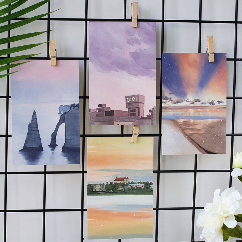 30 stks/set Creatieve Landschap Herinnering Postkaart/Wenskaart/Boodschap Kaart/Kerst En Nieuwjaar