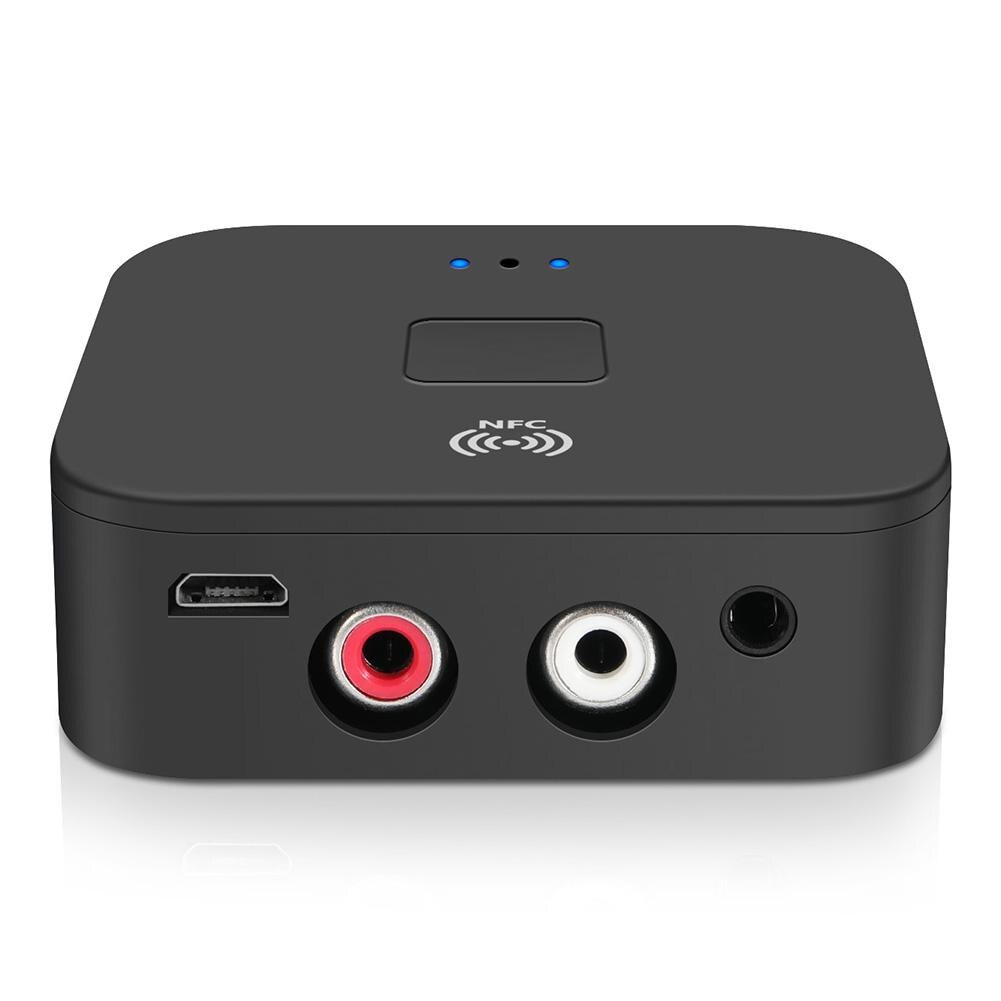 B11 NFC Bluetooth 5.0 Audio Handsfree Adapter Wireless Receiver Dongle Car Kit Built-in Chips Direct Connection NFC Phone