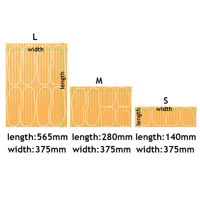Rubber Schoenzolen Reparatie Patches Voor Schoen Binnenzool Anti Slip Buitenzolen Inlegzolen Soling Vel Schoenen Pads