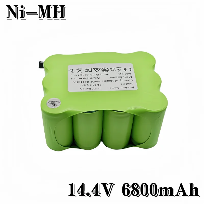 3800-12800 mAh Universal 14.4V SC Ni-Mh Battery｜Compatible with lpega, KV8 XR210/XR510 Robot Vacuums