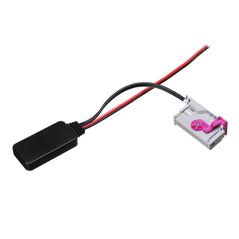 Cablaggio Radio Stereo Con Bluetooth AUX Per Audi A4 B7, TT, A8, R8, A3 - Adattatore Musica 11,5 Cm - Nero