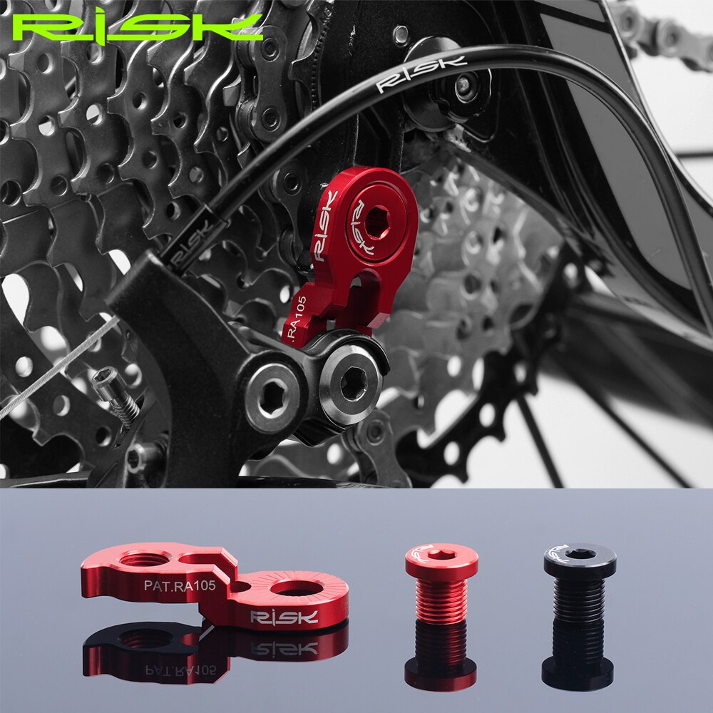 Riesgo patilla de cambio trasera Kit extensor cola de la bicicleta de extensión gancho de aluminio cambio de marchas de bicicleta 40T 42T 46T