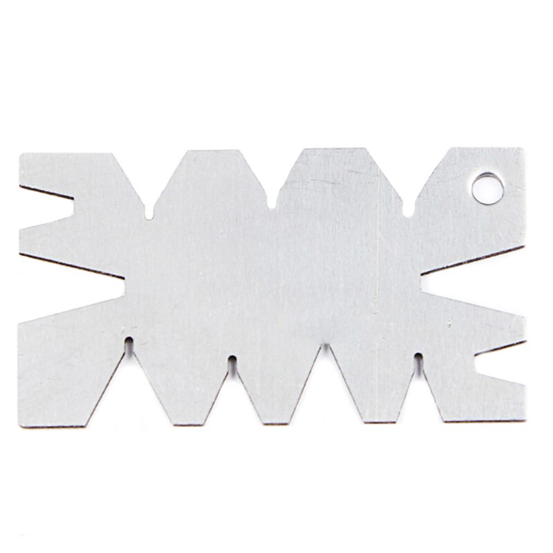 Stainless Steel Screw Thread Cutting Angle Gauge Measuring Tool Threads Angles Measurement Tool Screw Cutting Gauge