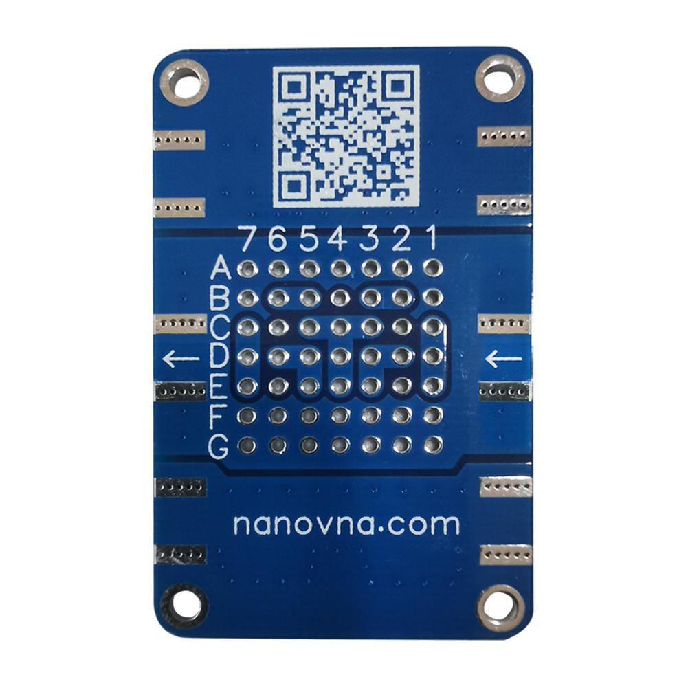 Nanovna testboard kit vna test demo board holdbar nøjagtig netværksanalyse test board demo board filter dæmper