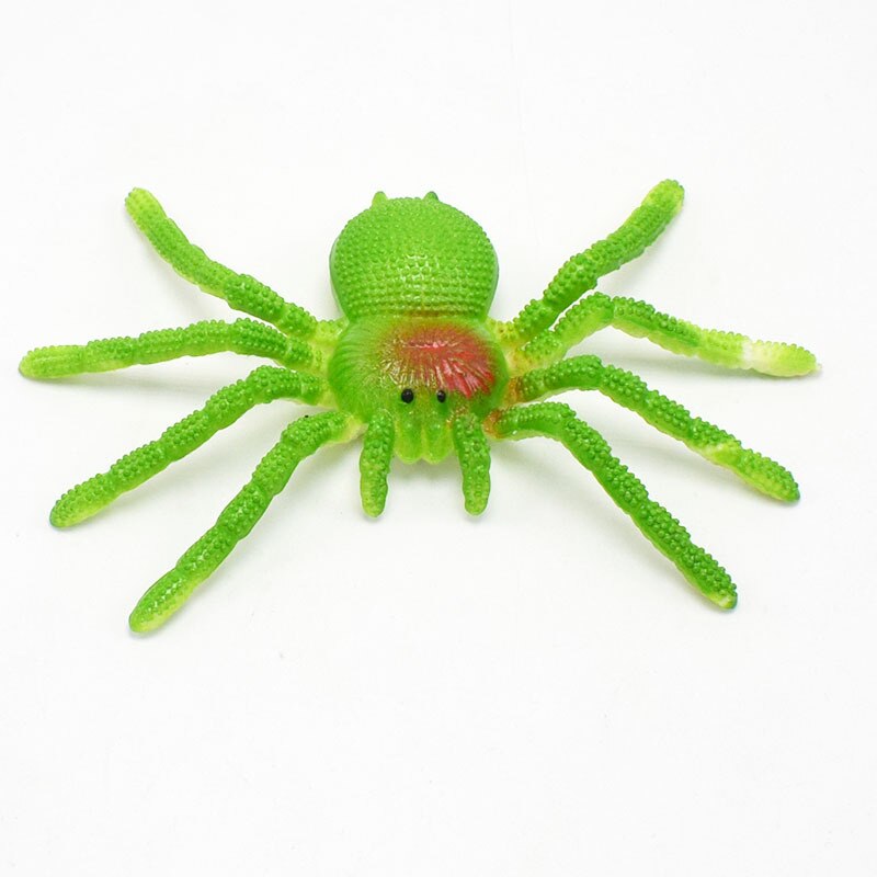 1 Piece Soft Plastic Insects Toys Model Spider Scorpion Lizard Locust Animals Figures Office Prank Toys: Purple 